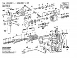 Bosch 0 603 166 942 CSB 650-2 RE Percussion Drill 240 V / GB Spare Parts CSB650-2RE